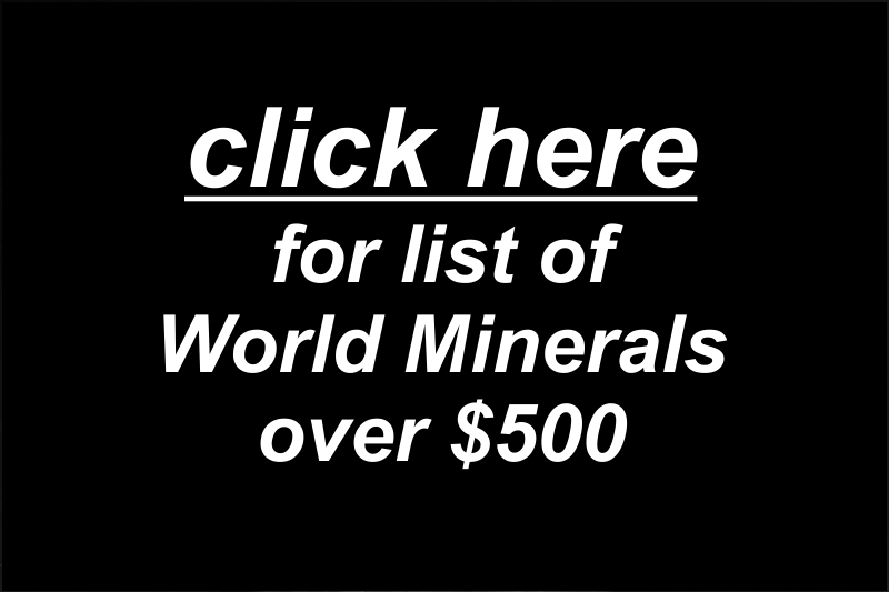 World Minerals, over $500